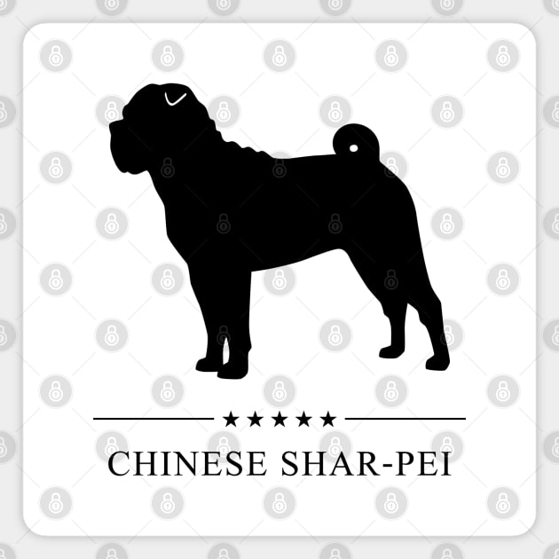 Chinese Shar-Pei Black Silhouette Magnet by millersye